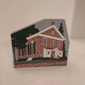 Vintage 1998 Hometowne Collectibles Historic Presbyterian Church Shelf Sitter